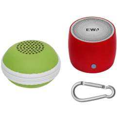 Портативная колонка A103 EWA Bluetooth красная оптом