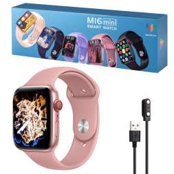 Смарт часы M16 Mini Розовый оптом