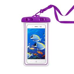  Чехол влагоустойчивые max 6,7&quot; светящиеся Фиолетовый оптом